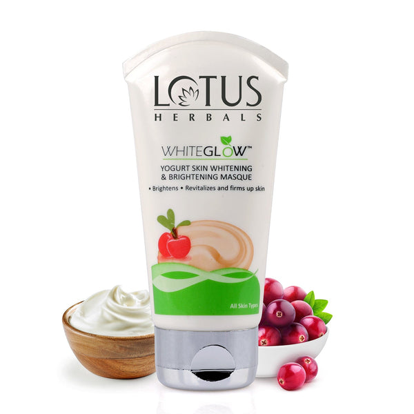 LOTUS HERBALS WHITEGLOW YOUGURT SKIN WHITENING & BRIGHTRNING MASQUE 80G