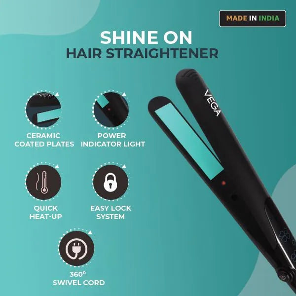 VEGA HAIR STRAIGHTENER VHSH 34