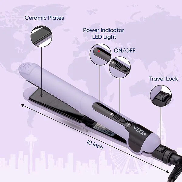 VEGA HAIR STRAIGHTENER VHSH 40