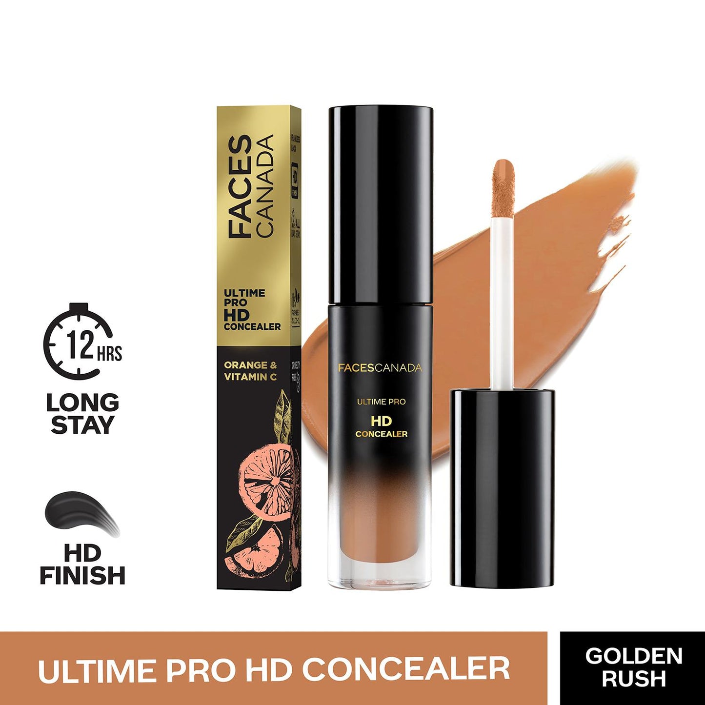 FACES ULTIMEPRO HD CONCEALER 06 GOLDEN RUSH 3.8ML
