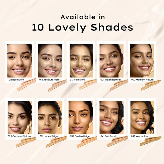 FACES FLAWLESS MATTE FOUNDATION 3 IN 1 023 CARAMEL NATURAL 30ML