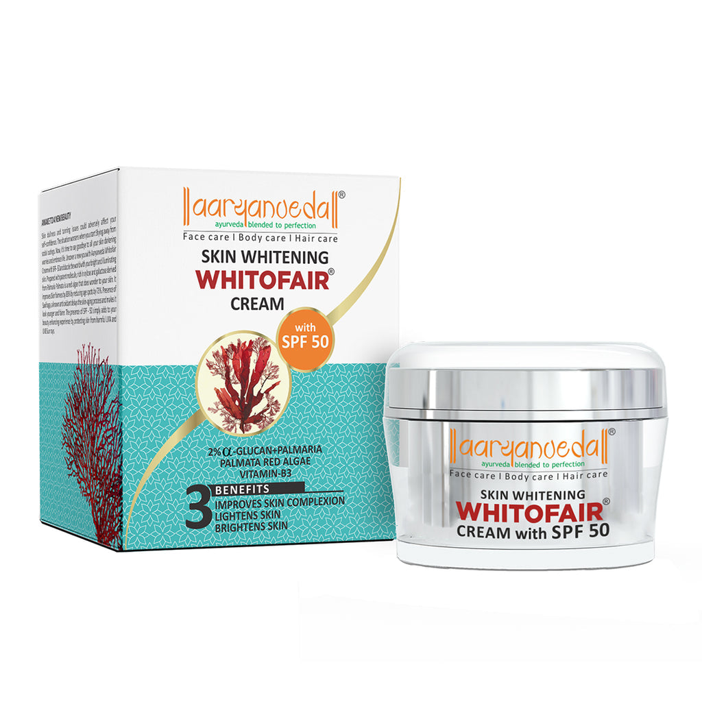 ARYANVEDA SKIN WHITENING WHITOFAIR CREAM WITH SPF 50 50ML