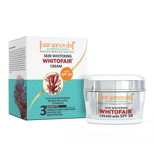 ARYANVEDA SKIN WHITENING WHITOFAIR CREAM WITH SPF 50  50ML