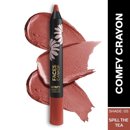 FACES COMFY MATTE CRAYON 05 SPILL THE TEA 2.8G