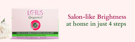 ✨ Reveal Radiant Skin at Home with the Lotus Organics Precious Brightening Facial Kit