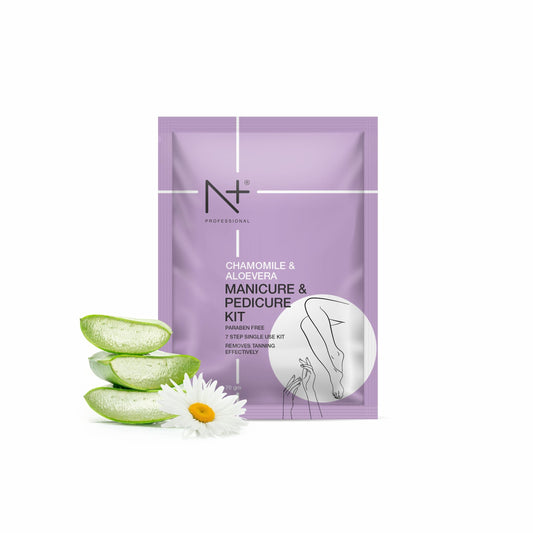 N Plus Professional Chamomile Aloe Vera Manicure Pedicure Kit