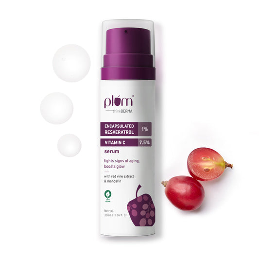 PLUM FACE SERUM REVERATROL VITAMIN C