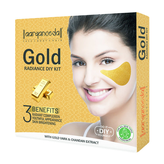 ARYANVEDA GOLD RADIANCE DIY FACIAL KIT 45ML