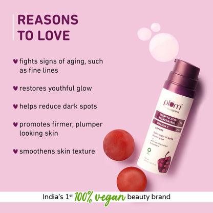 PLUM FACE SERUM REVERATROL VITAMIN C