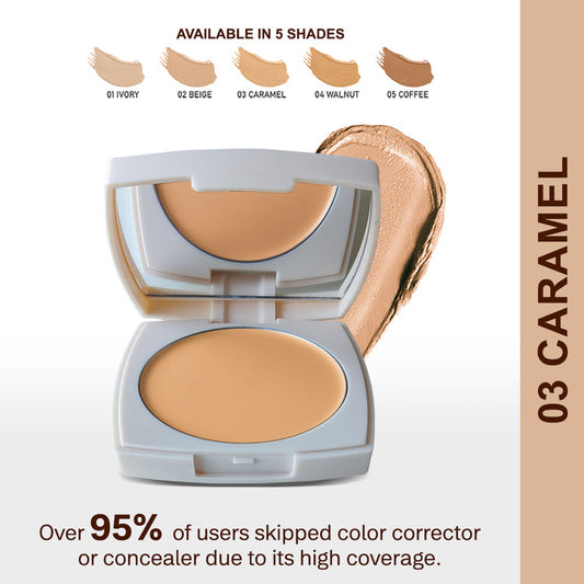 फ्लिका फाउंडेशन क्रीमी 03 कारमेल