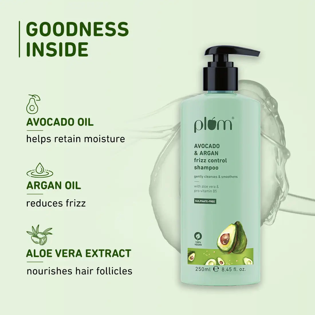 PLUM SHA AVOCADO & ARGAN 250ML