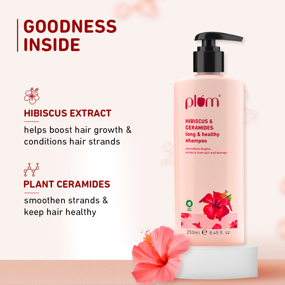 PLUM SHA HIBISCUS & CERAMIDES 250ML