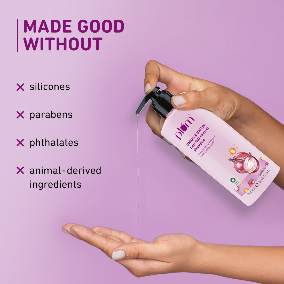 PLUM SHAMPOO ONION 250ML