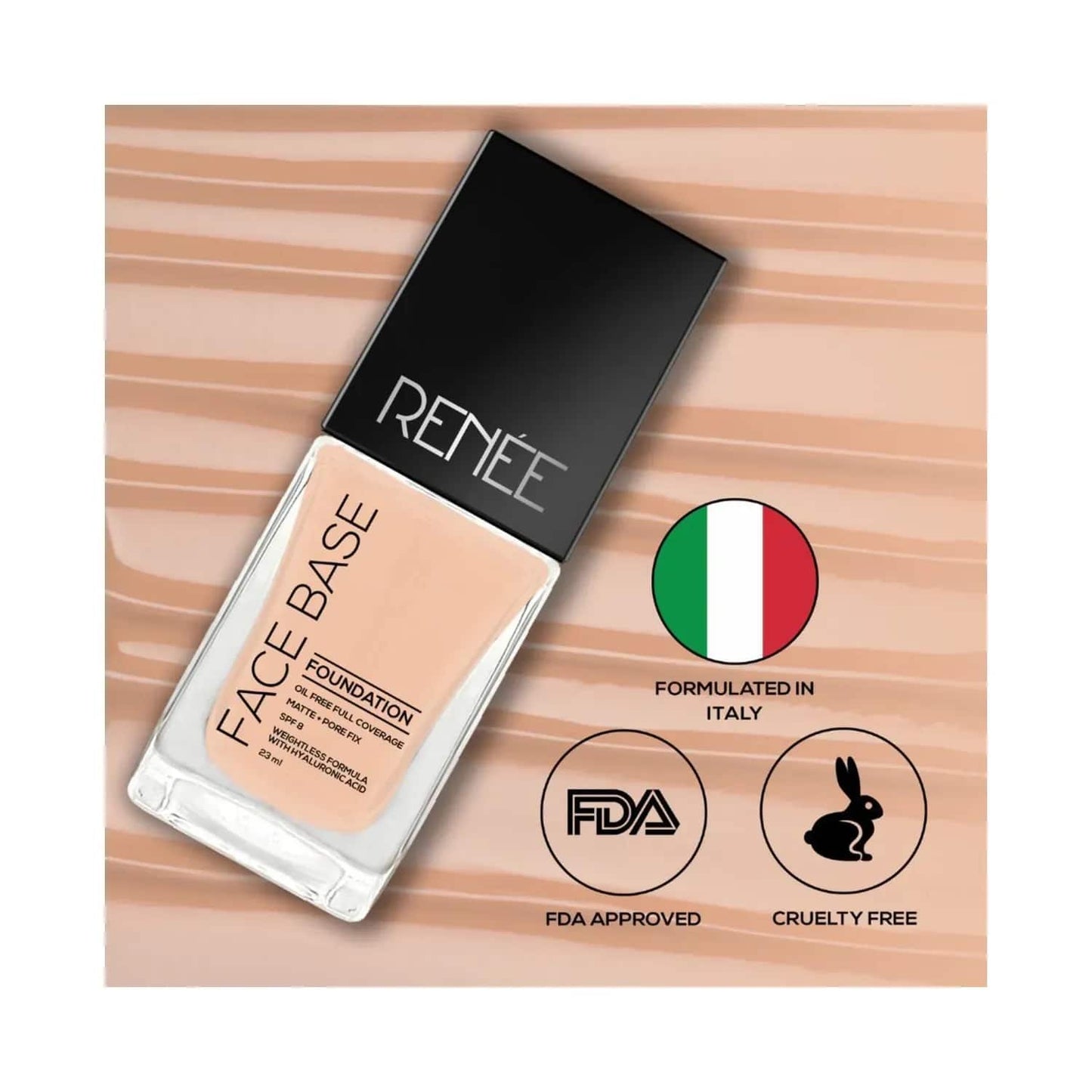 RENEE FACE BASE FOUNDATION CAPPUCCINO 23ML