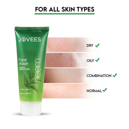 JOVEES NEEM FACE WASH 120ML