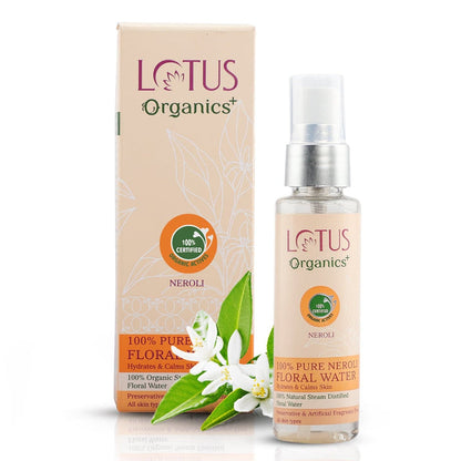 LOTUS ORGANICS PURE NEROLI FLORAL WATER 50ML