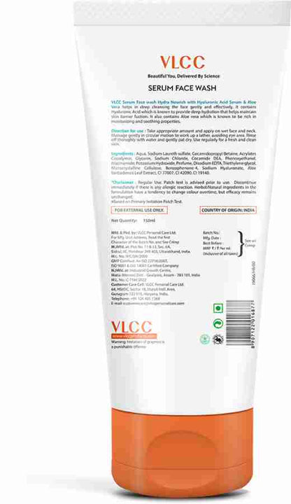 VLCC SERUM FACE WASH HYDRANOURISH ALOE VERA 50ML