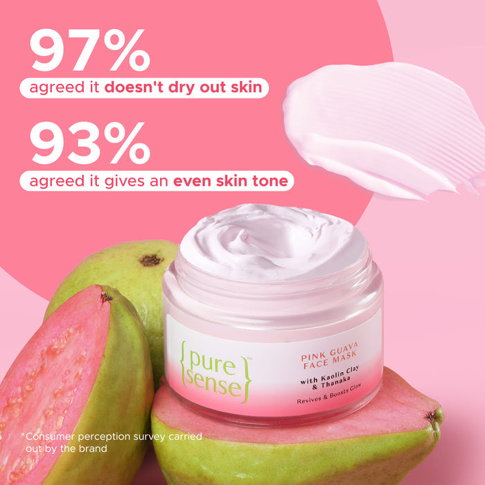 PURE SENSE FACE MASK PINK GUAVA