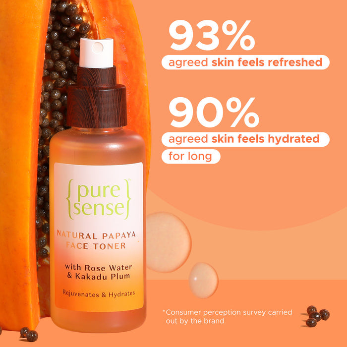PURE SENSE PAPAYA FACE TONER 100 ML