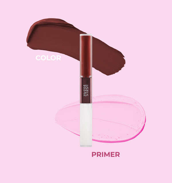 LOTUS MAKEUP LIPSTICK PRIMER MATTE PL14 CHOCO CHIP