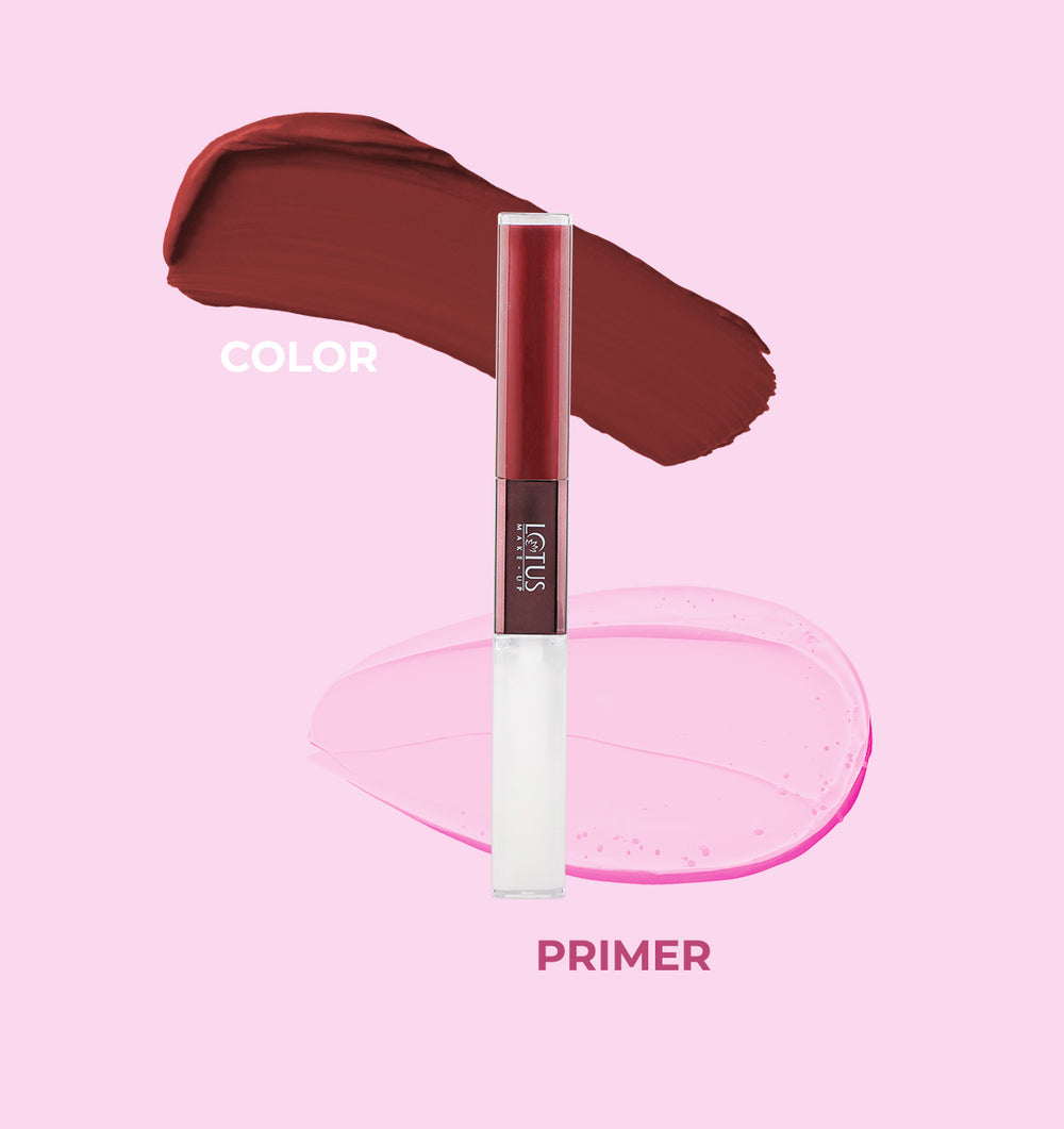 LOTUS MAKEUP LIPSTICK PRIMER MATTE PL15 TRIPPLE BERRY