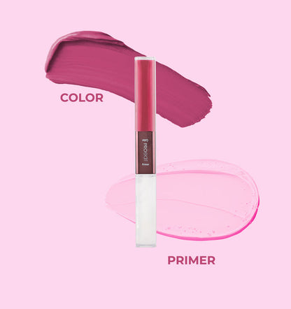 LOTUS MAKEUP PROEDIT LIP PRIMER+MATTE LIP COLOR PL01 TOFFEE