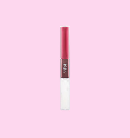LOTUS MAKEUP PROEDIT LIP PRIMER+MATTE LIP COLOR PL01 TOFFEE
