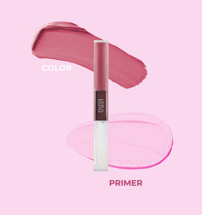 LOTUS MAKEUP LIPSTICK PRIMER MATTE PL08 PINK VELVET