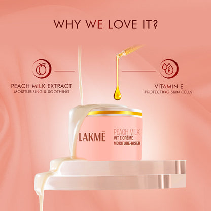 LAKME PEACH MILK CREAM MOISTURE-RISER 50G