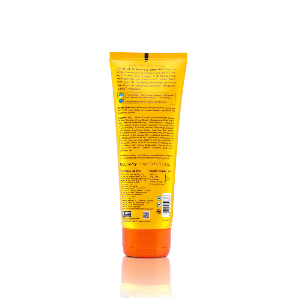 VLCC SUNSCREEN SPF 50 GEL CREAM 100G