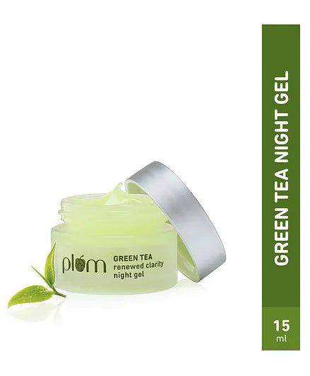 PLUM NIGHT GEL GREEN TEA 15ML