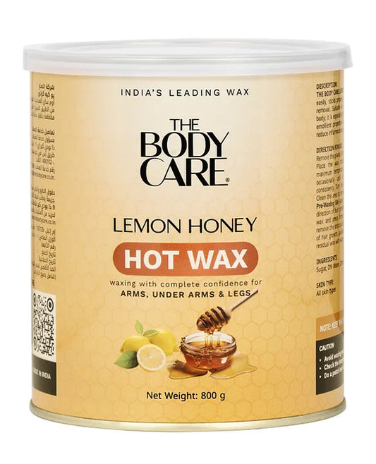 THE BODY CARE WAX LEMON HONEY HOT 800 GRM