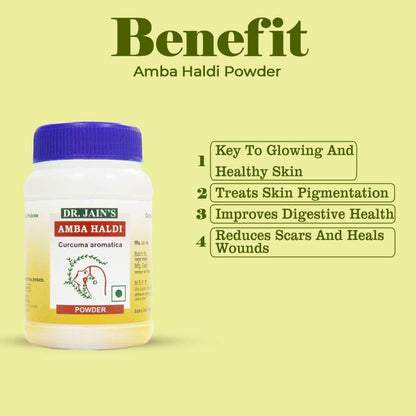 DR JAIN AMBE HALDI HERBAL POWDER 50GM