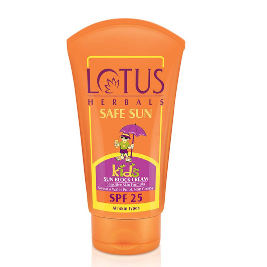 LOTUS HERBALS SPF 25 KIDS SUN BLOCK 100 GRM