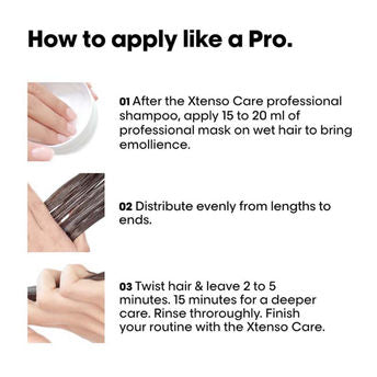 LOREAL PROFESSIONAL XTENSO SHAMPOO (250 ML) + MASQUE (196 GM)