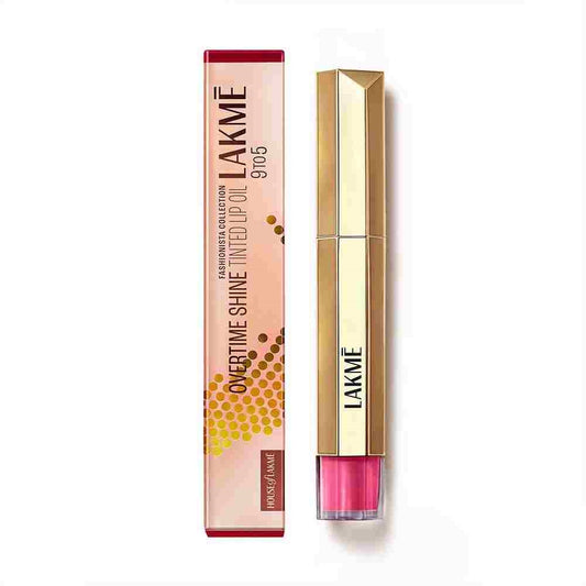 Lakme 9to5 Overtime Shine Tinted Lip Oil Berry Bling