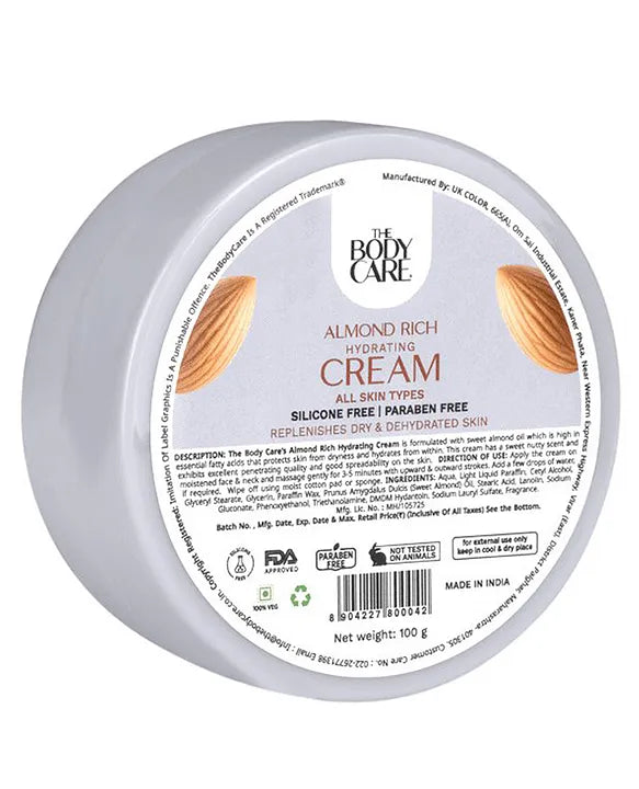 THE BODY CARE MASSAGE CREAM ALMOND 100 GRM