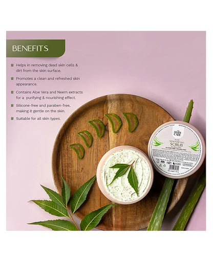 बॉडी केयर स्क्रब एलो नीम प्यूरीफाइंग 100 ग्राम