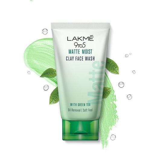 LAKME 9TO5 FACE WASH GREEN TEA CLAY 50G