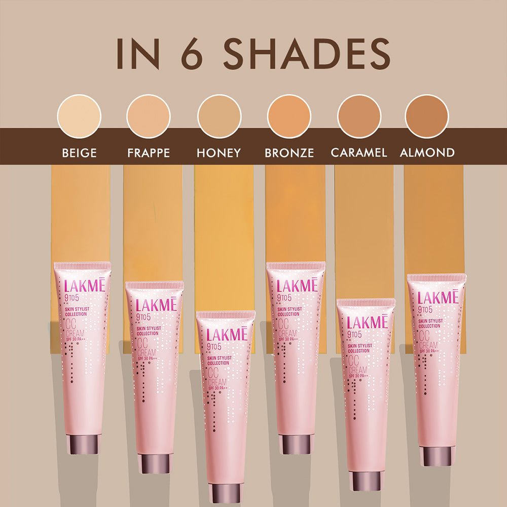 LAKME 9TO5 CC CREAM 04 ALMOND 9G