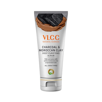 VLCC SCRUB CHARCOAL & MOROCCAN CLAY 90G