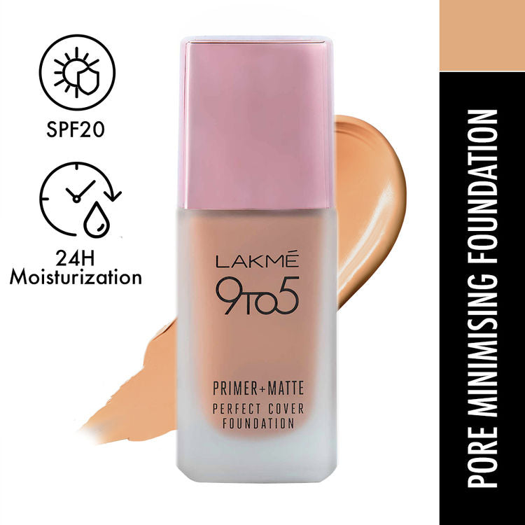 LAKME 9TO5 FOUNDATION PRIMER MATTE W180 WARM NATURAL 25 ML