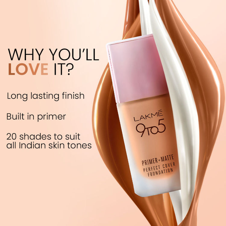 LAKME 9TO5 FOUNDATION PRIMER MATTE W180 WARM NATURAL 25 ML