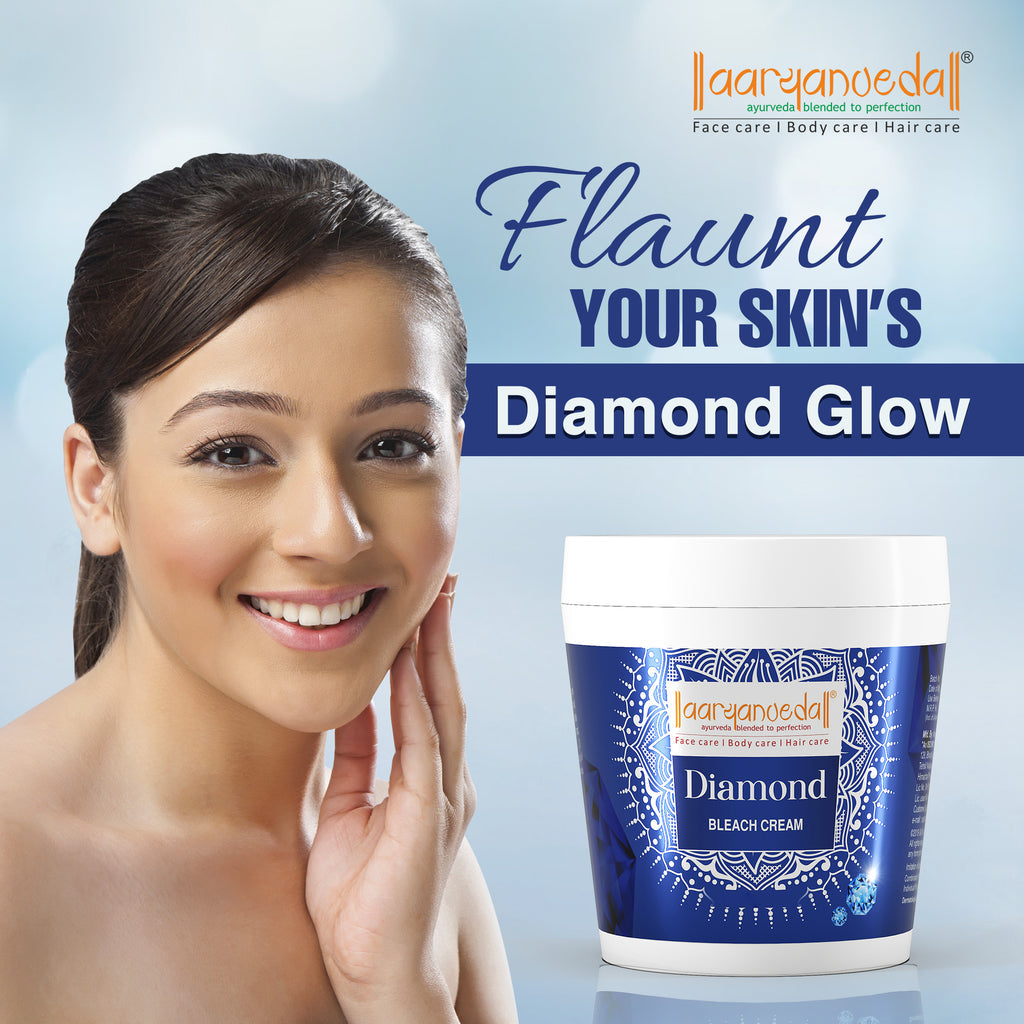 ARYANVEDA DIAMOND INSTANT RADIANCE BLEACH 276GM