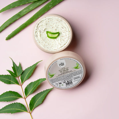 बॉडी केयर स्क्रब एलो नीम प्यूरीफाइंग 100 ग्राम