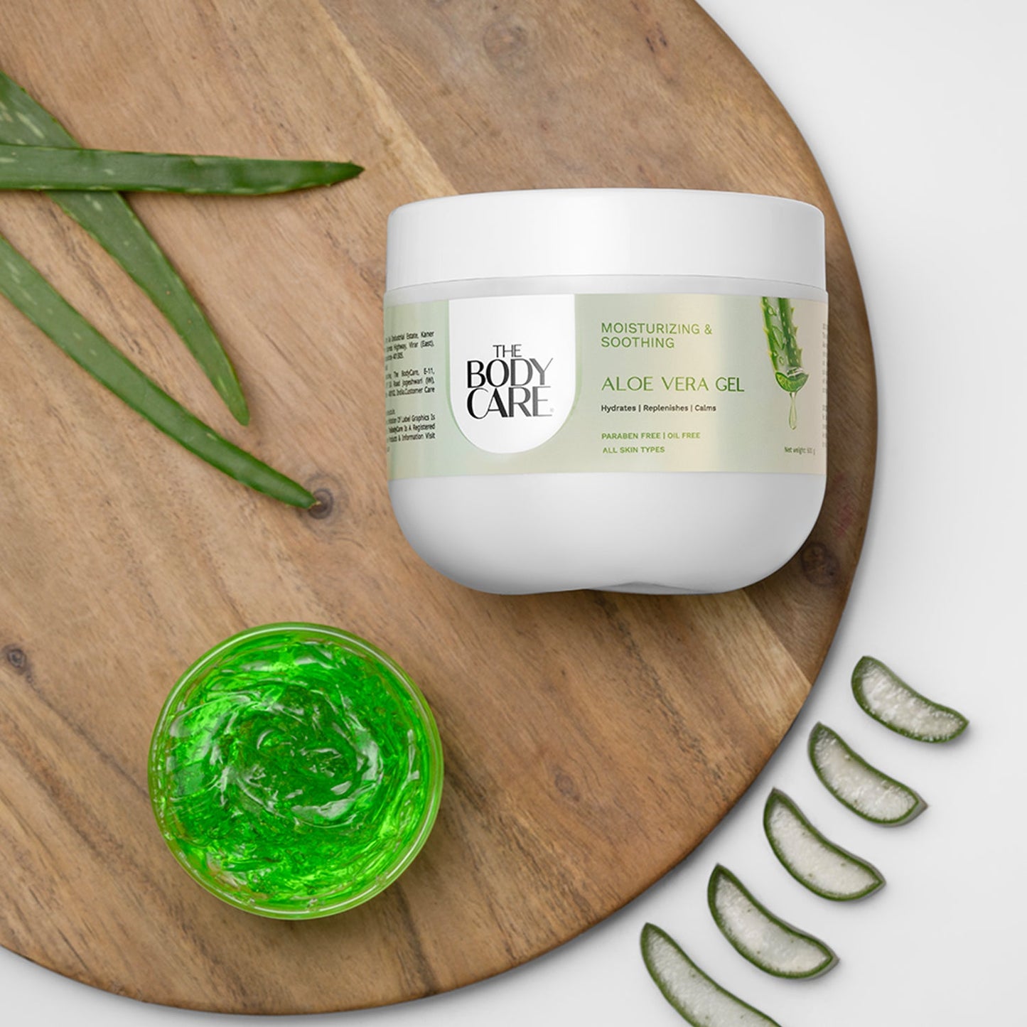 THE BODY CARE CALMING MASSAGE GEL ALOEVERA  500G