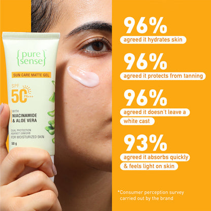 PURE SENSE SPF 50 MATTE GEL