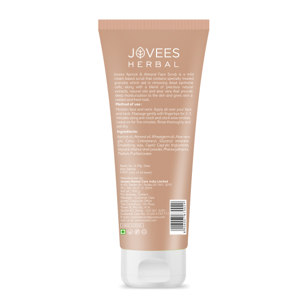 JOVEES APRICOT ALMOND SCRUB 50GM