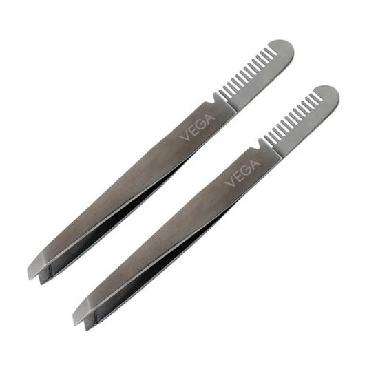 VEGA 2 IN 1 EYEBROW GROOMER AND TWEEZER TWE 01