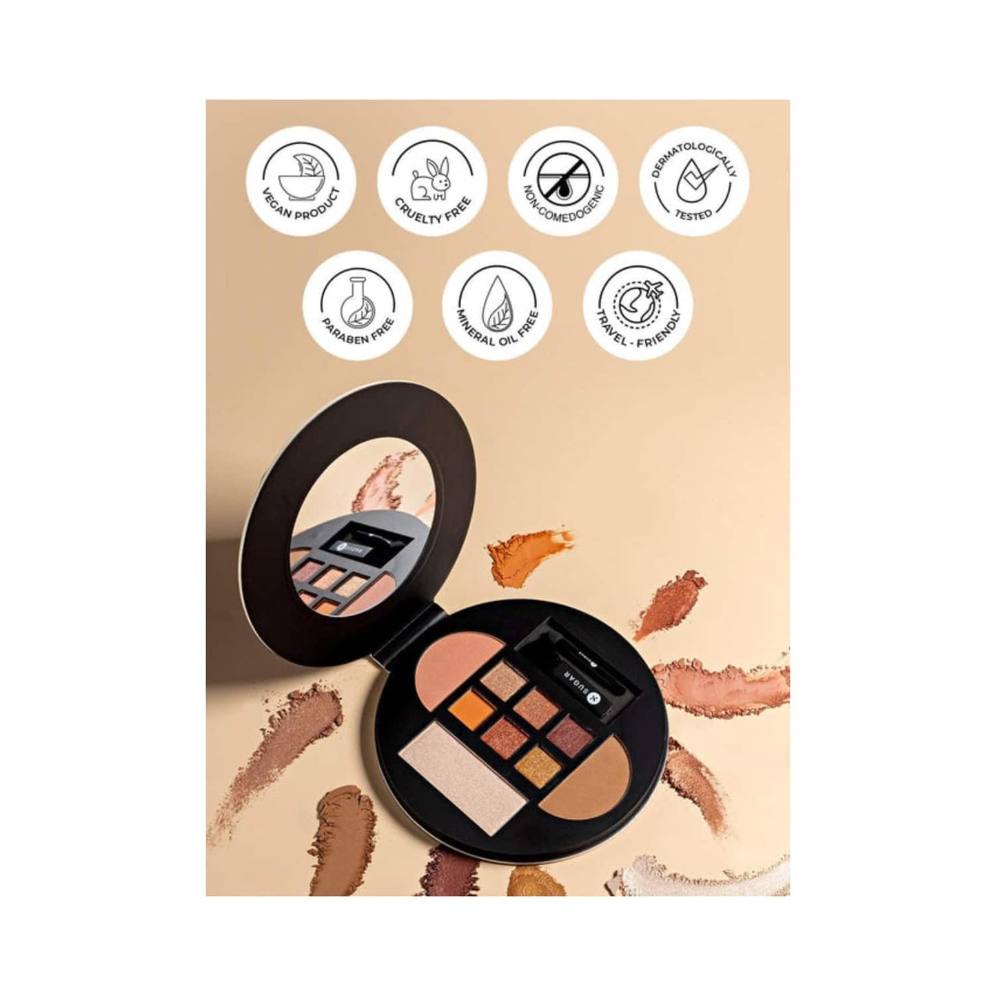 SUGAR EYE AND FACE PALETTE CONTOUR DE FORCE 02 PINK PRO